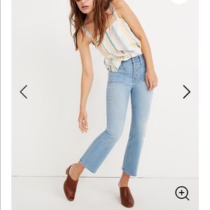 Cali Demi-Boot Jeans in Quince Wash: Button-Front